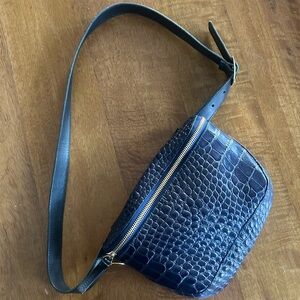 Clare V Fanny pack navy blue